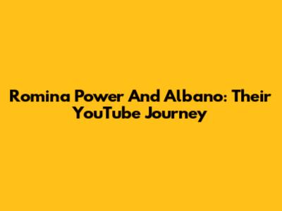 Romina Power And Albano: Their YouTube Journey